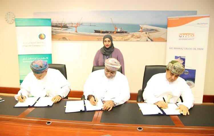 OTTCO Signs a Usufruct Agreement for the Establishment of Ras Markaz Crude Oil Park